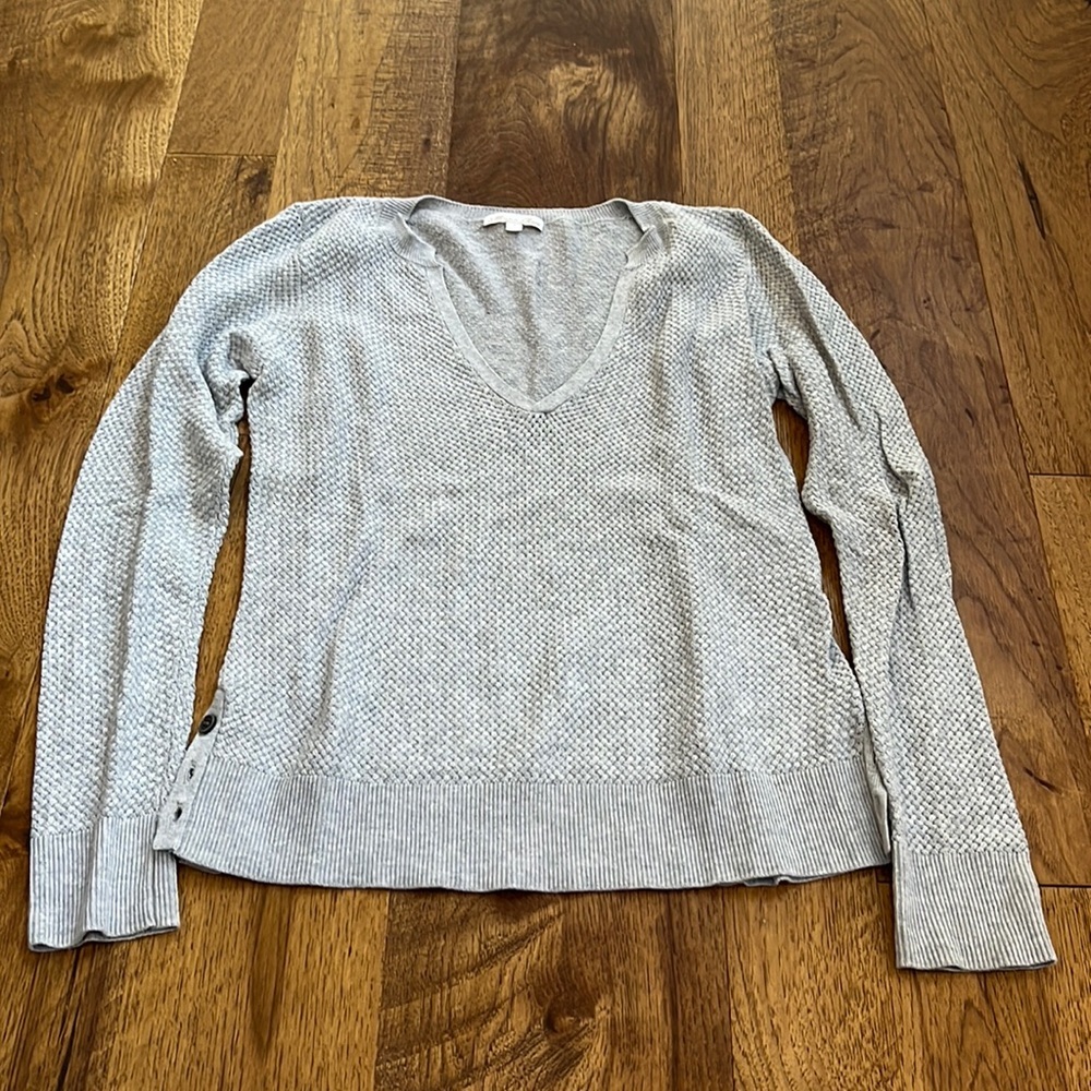 Minnie Rose Woman’s Grey Sweater Size S